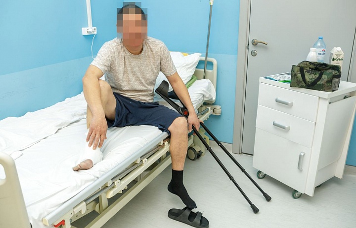 Люберецкие врачи восстанавливают ногу участнику СВО