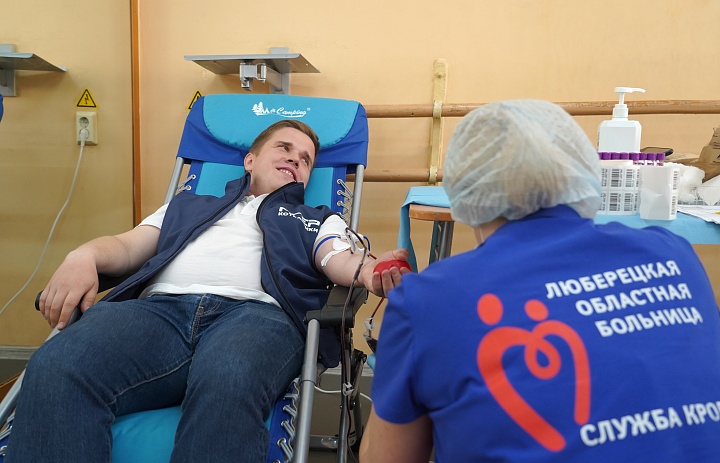 Отделение переливания крови Люберецкой больницы провело выездную акцию в Котельниках