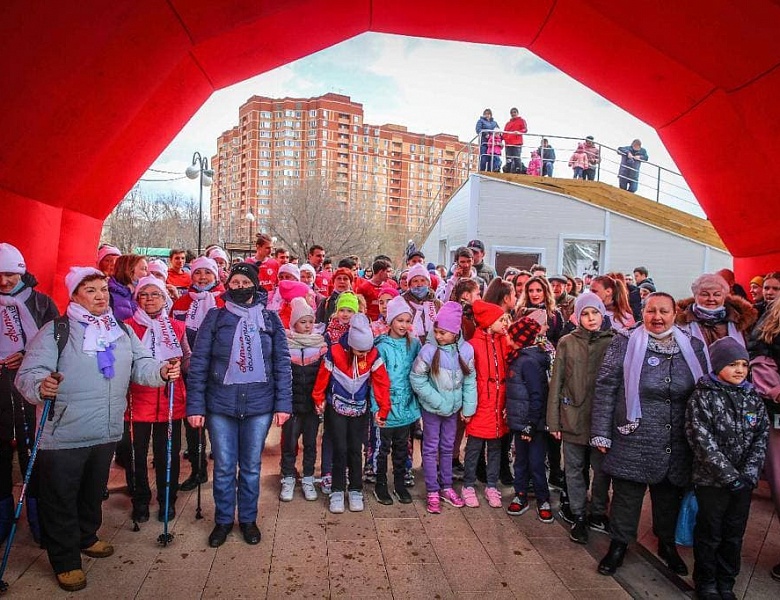 Сегодня, 4 апреля, жители городского округа Люберцы приняли участие во Всероссийской акции «10 000 шагов к  жизни», приуроченной ко Всемирному дню здоровья!
